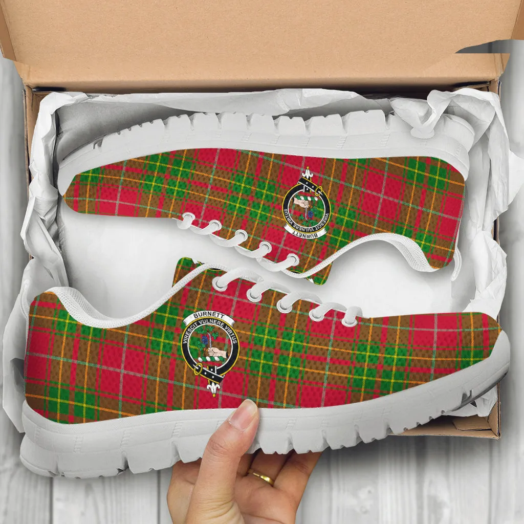 Burnett Tartan Sneakers with Family Crest