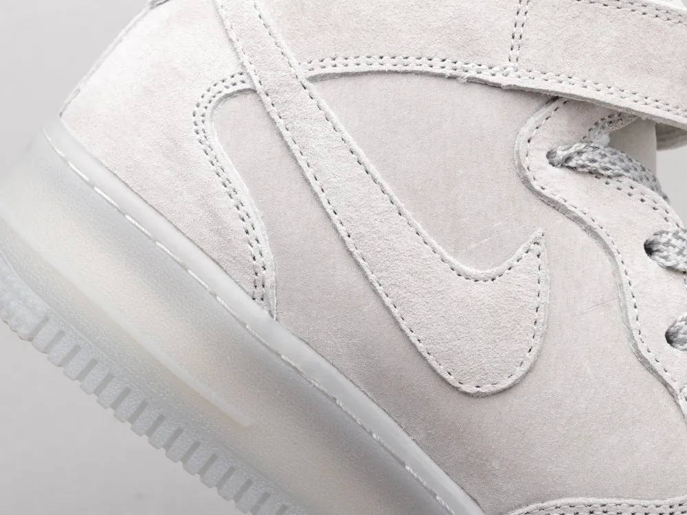 CE - AF1 Mid-top grey suede Champion