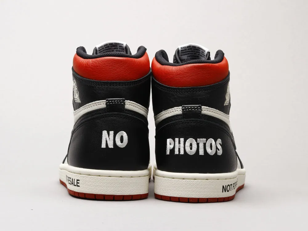 CE - AJ1 No resale of black and red