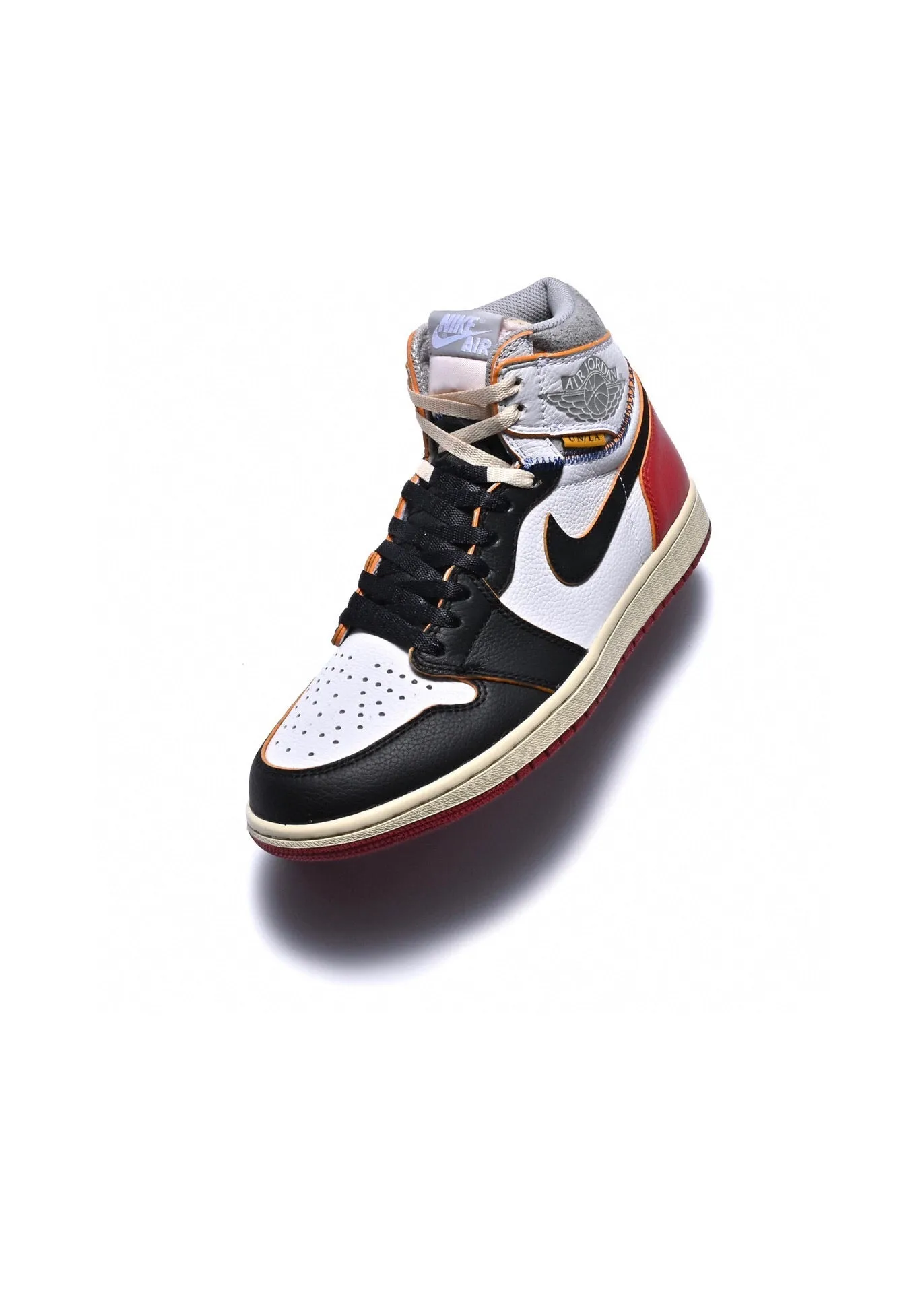 CE - Union x AJ1 High white and red stitching