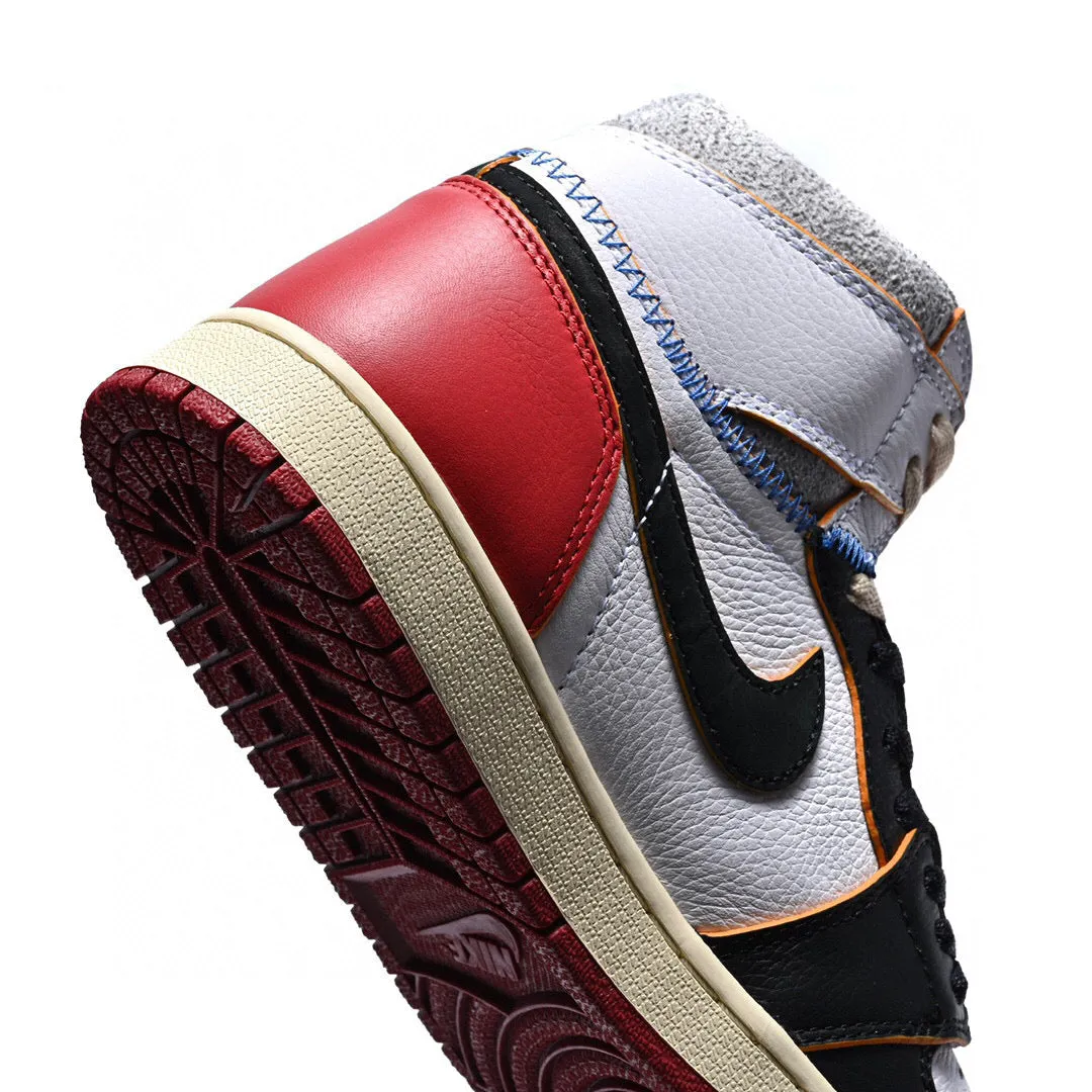 CE - Union x AJ1 High white and red stitching