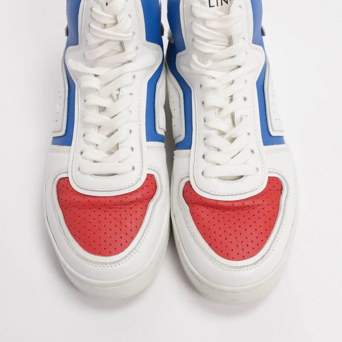 Celine White Leather CT-01 "Z" High Top Sneakers 39