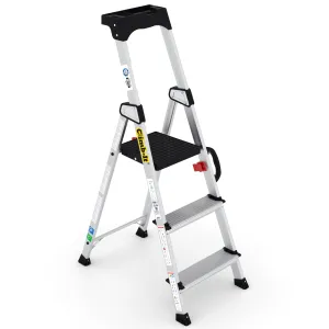 Climb It Professional Stepladders With Carry Handle