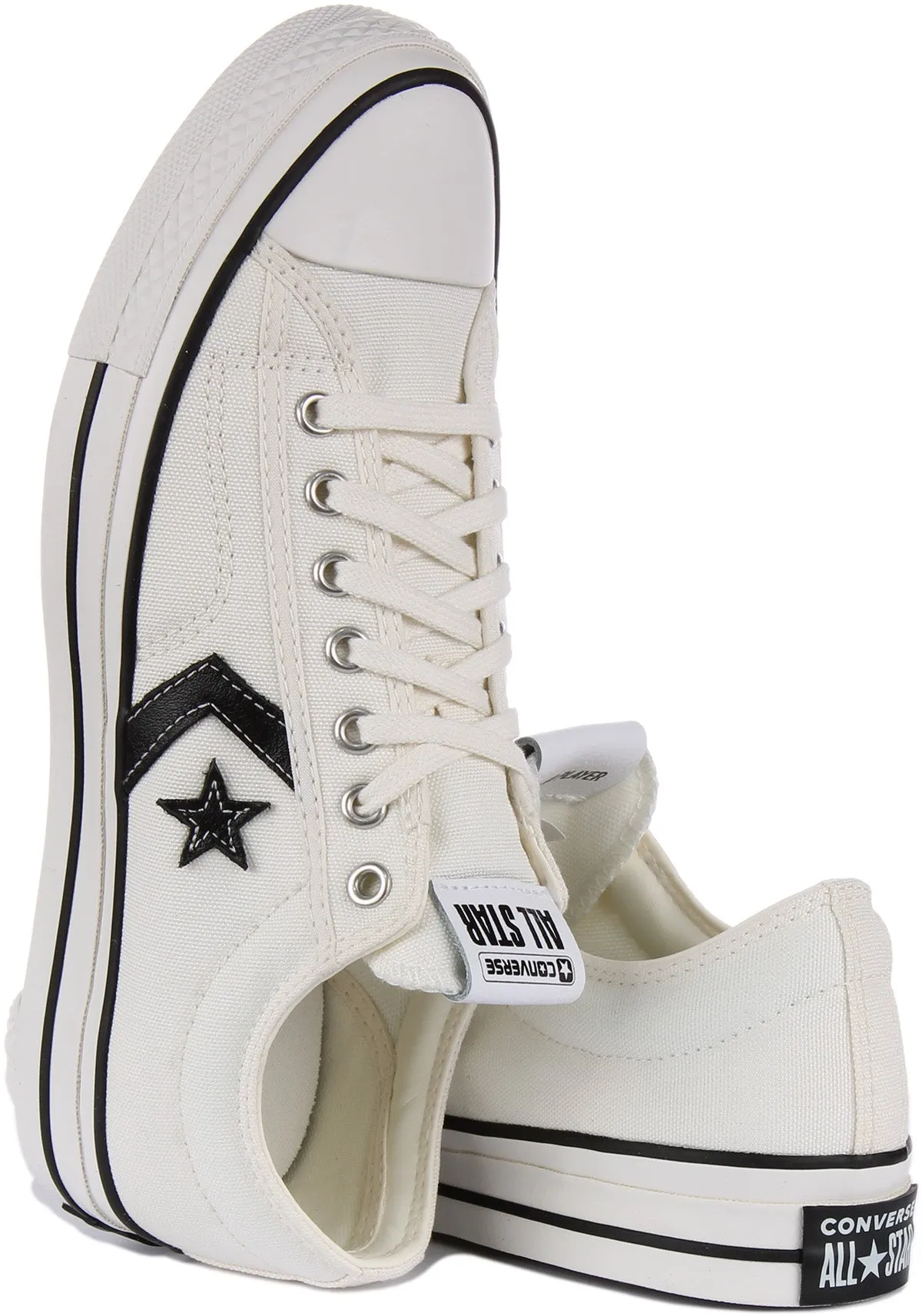 Converse Star Player 76 A01608C In White Black