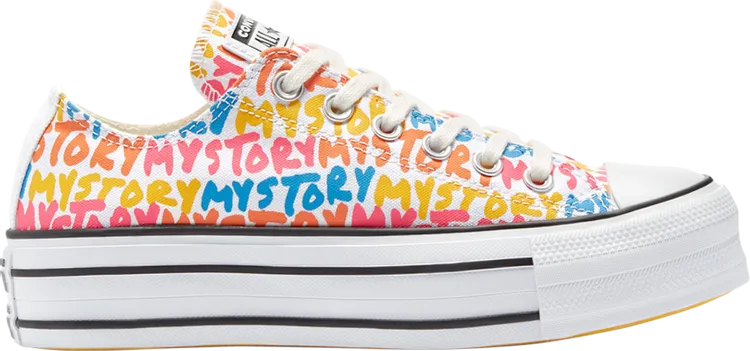 Converse Wmns Chuck Taylor All Star Platform Low My Story Sneakers, Multicolor