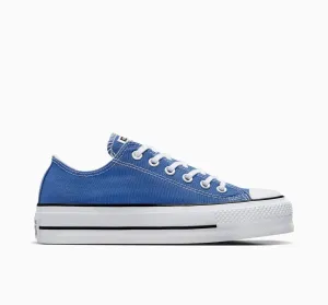 CONVERSE WOMENS CHUCK TAYLOR ALL STAR LIFT OX - ARMOR BLUE/WHITE/BLACK