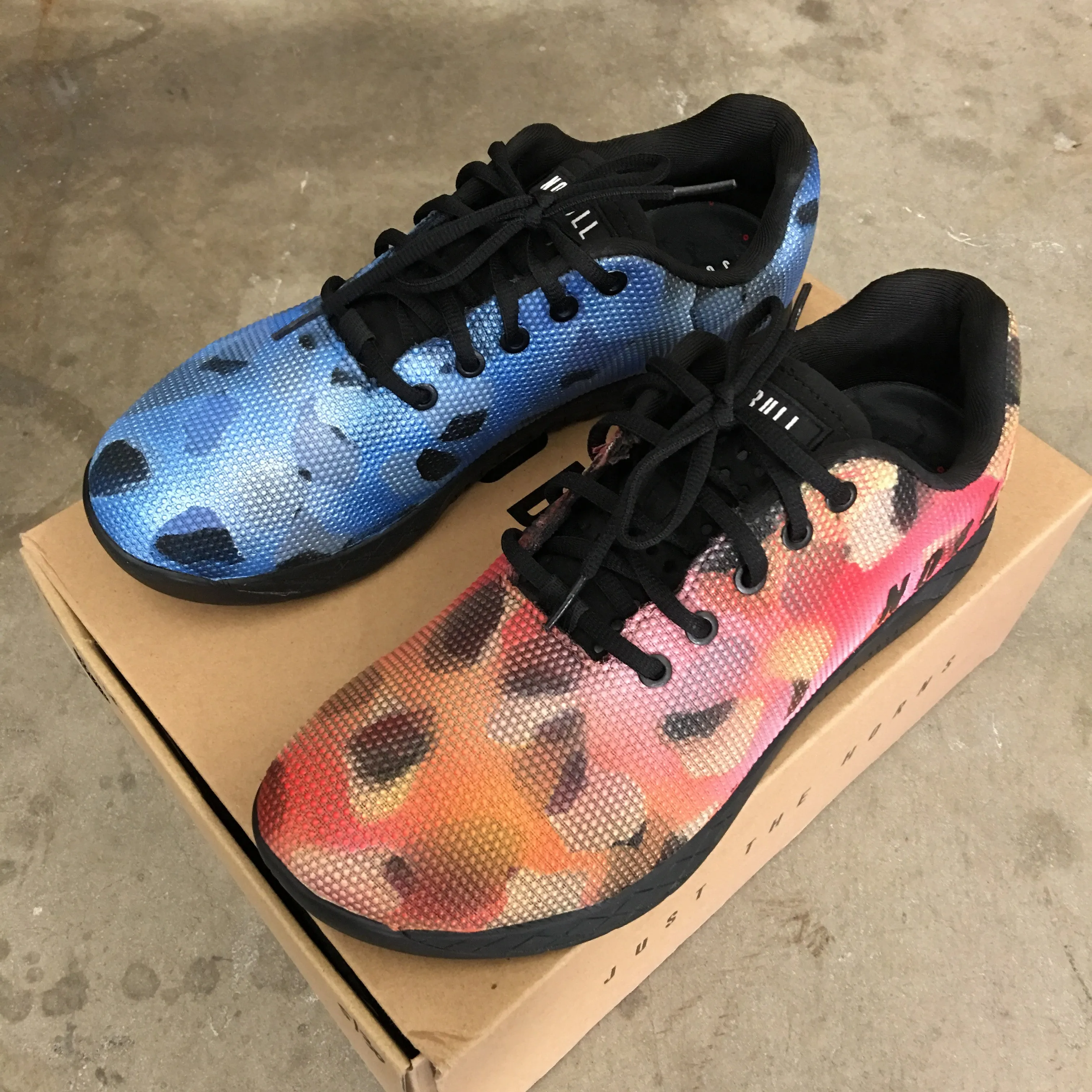 Custom Painted NOBULL Trainers - Fire & Ice