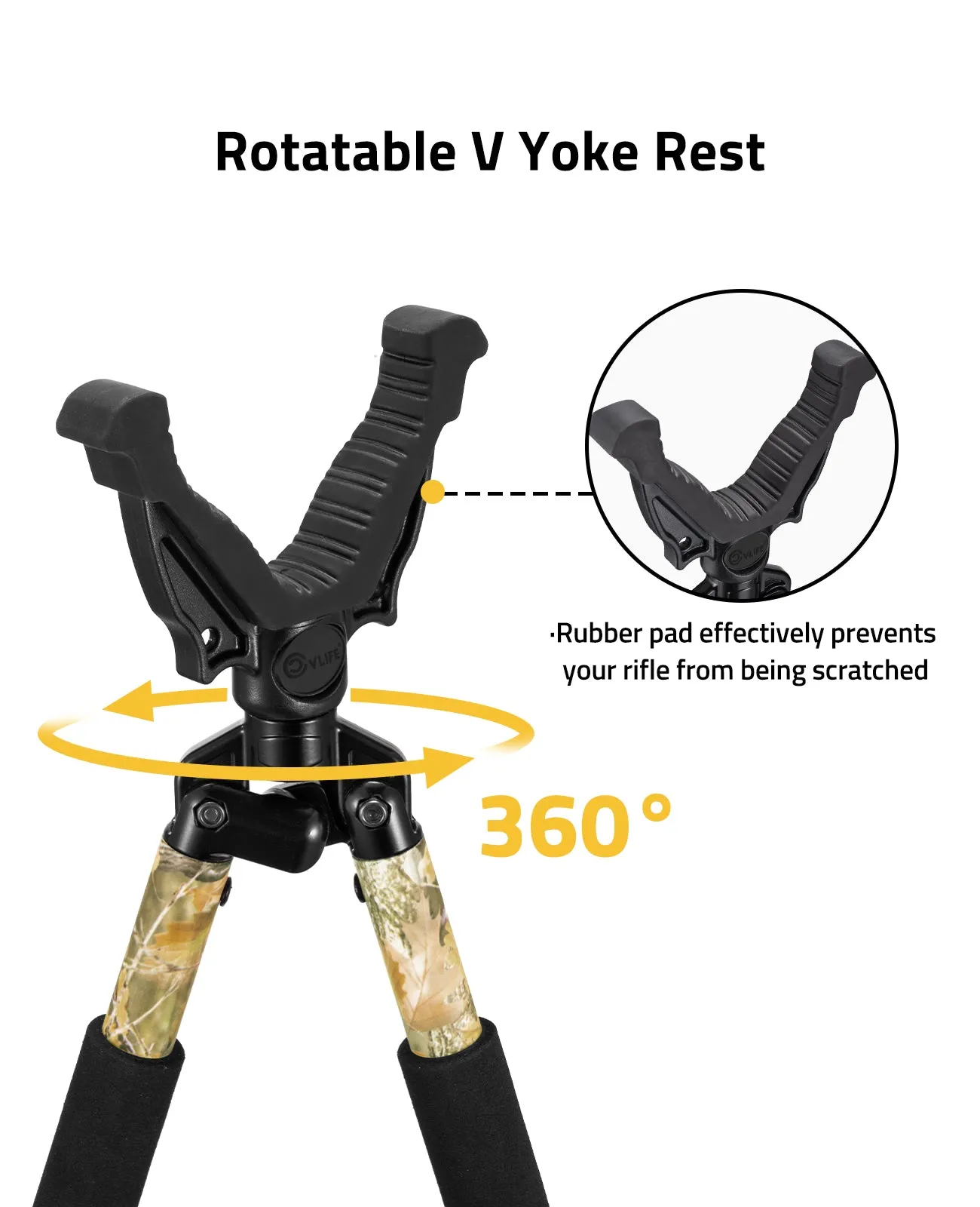 CVLIFE Shooting Rests Hunting Bipod