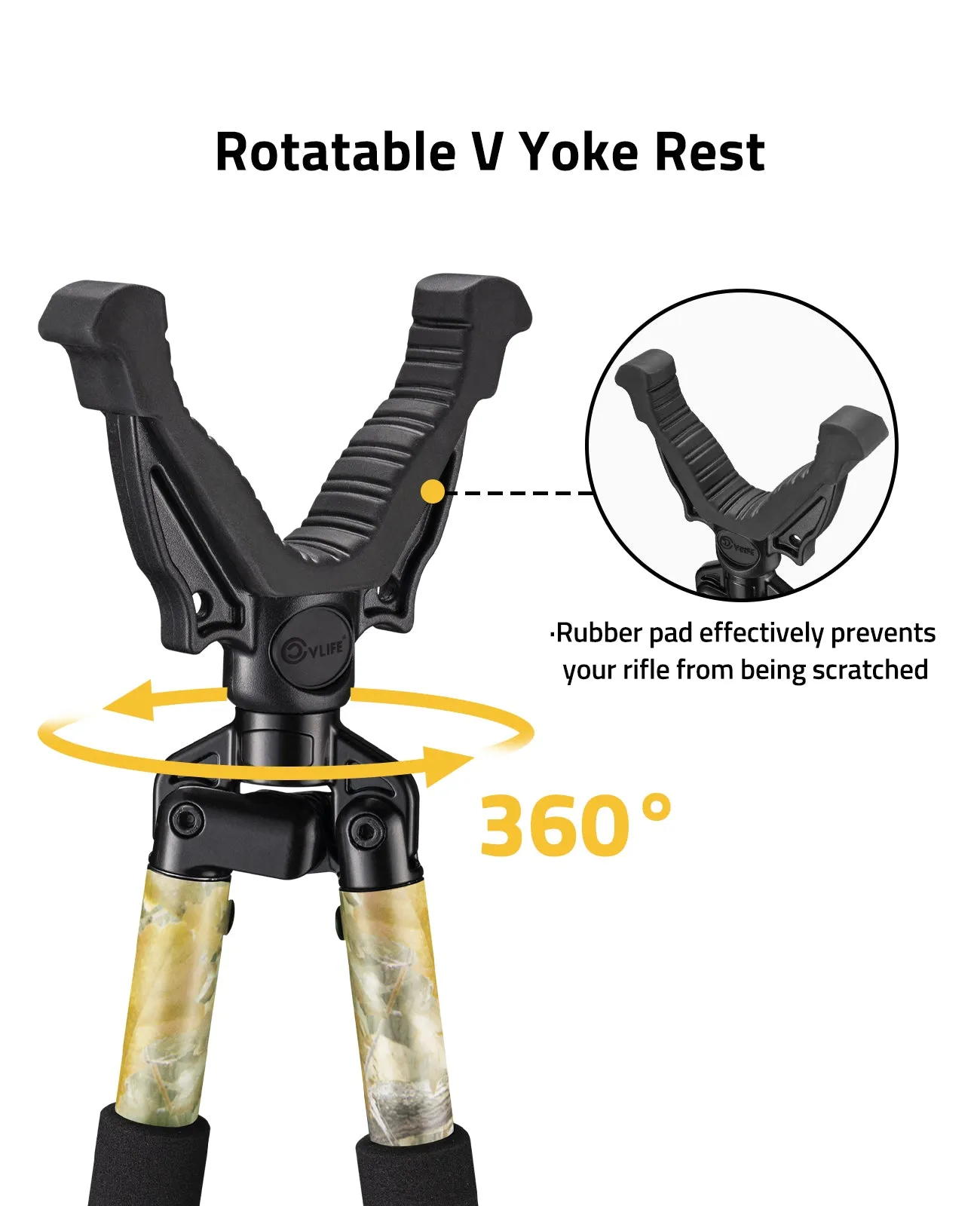 CVLIFE Shooting Rests Hunting Bipod