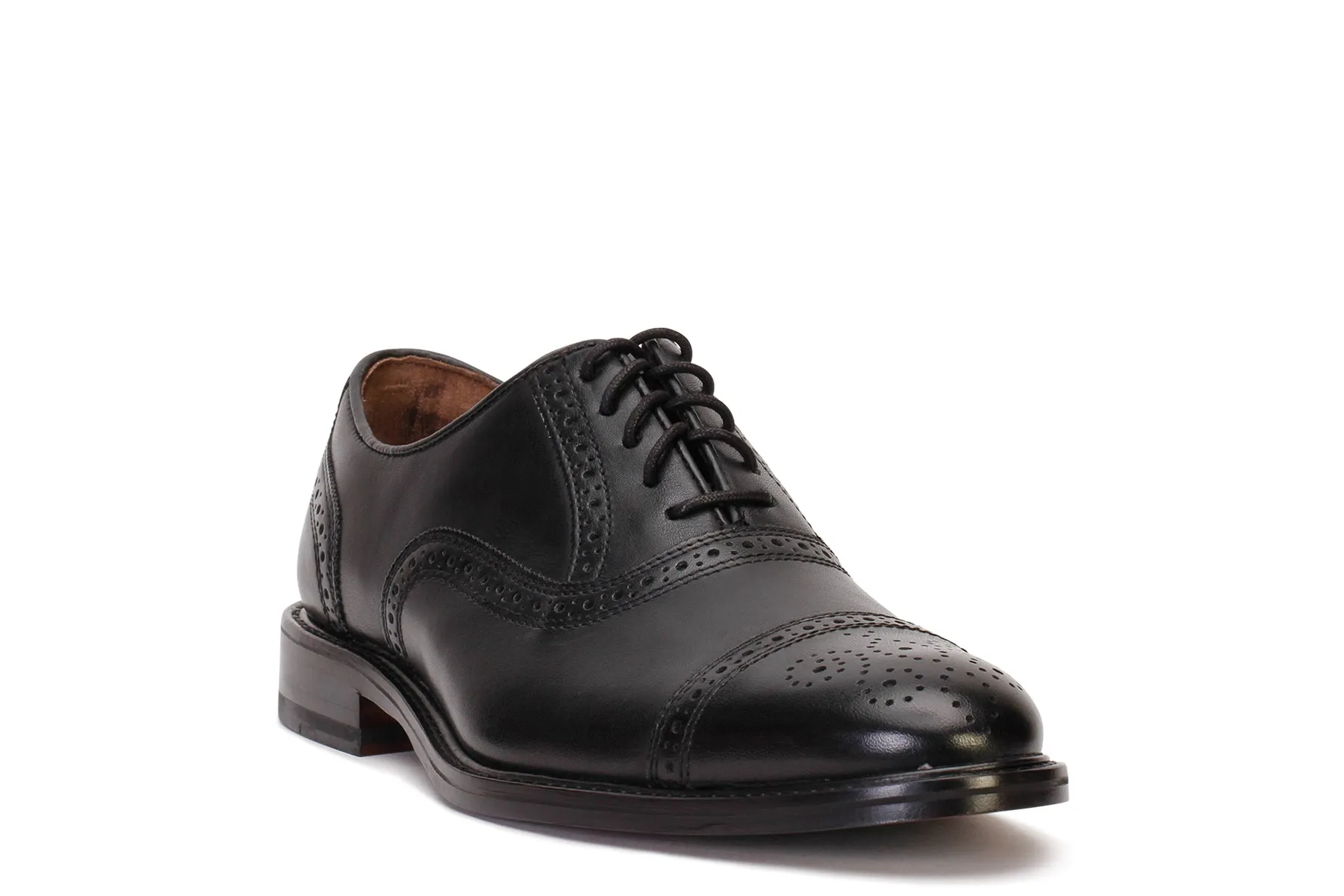 Daley Cap Toe Shoes - Black