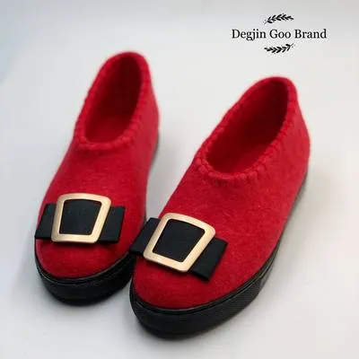 Degjin Goo Brand 100% Wool Felt Shoes