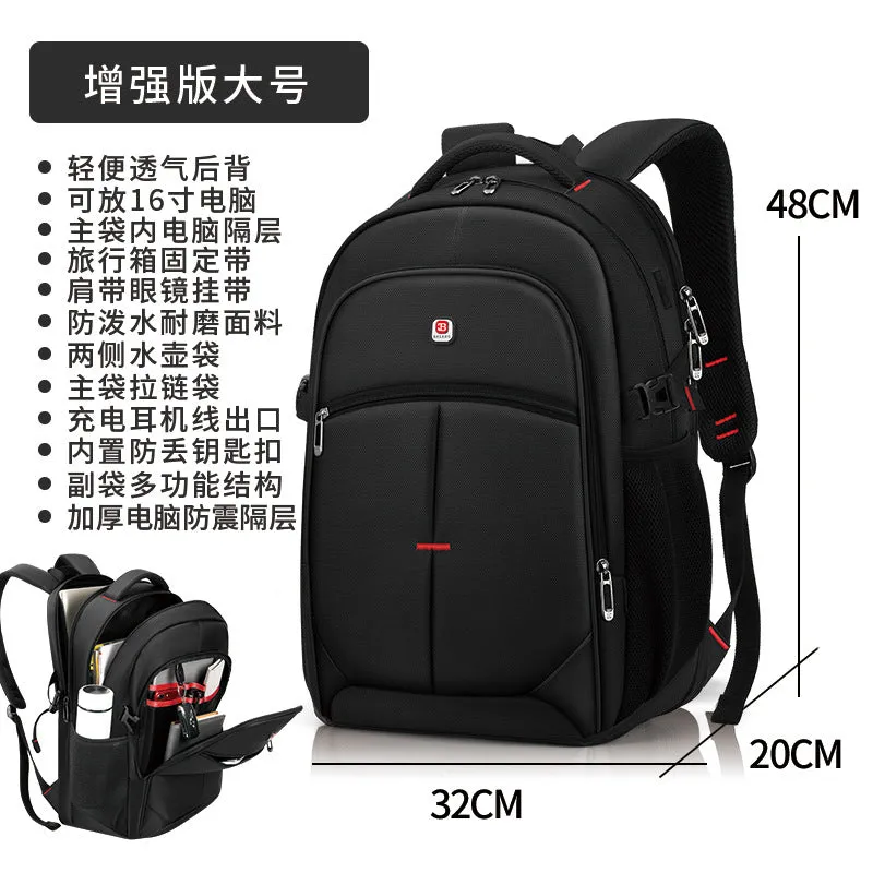 DUNNMALL Balang Large Capacity College Students' Backpack Cross-Border Business Casual Men's Ladies Travel Computer Backpack Schoolbag