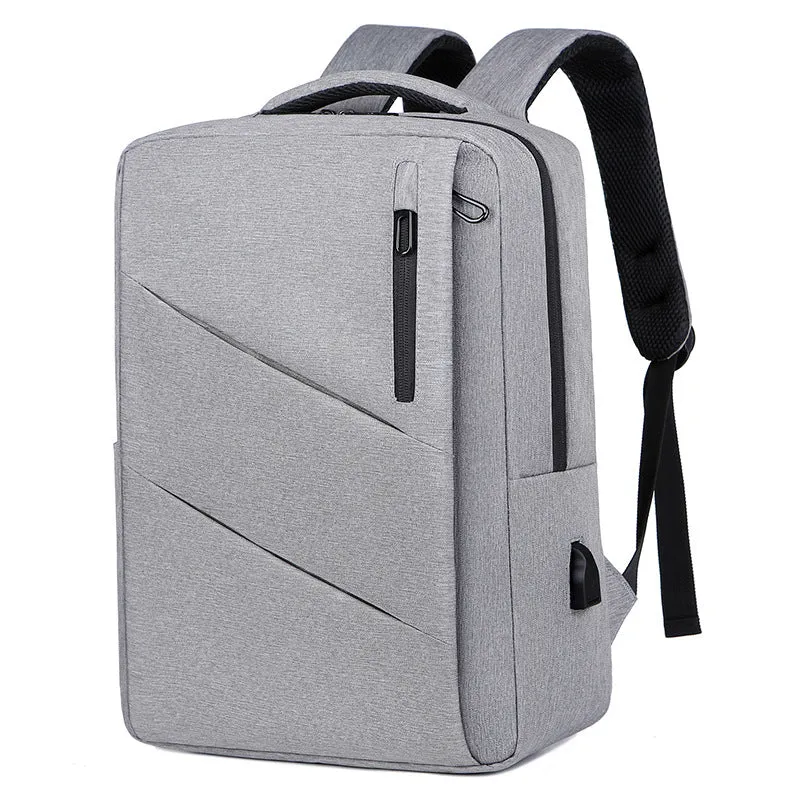 DUNNMALL Cross-Border Products in Stock New Backpack Men's Business Casual Computer Bag Printable Logo Simple Large Capacity Travel Backpack