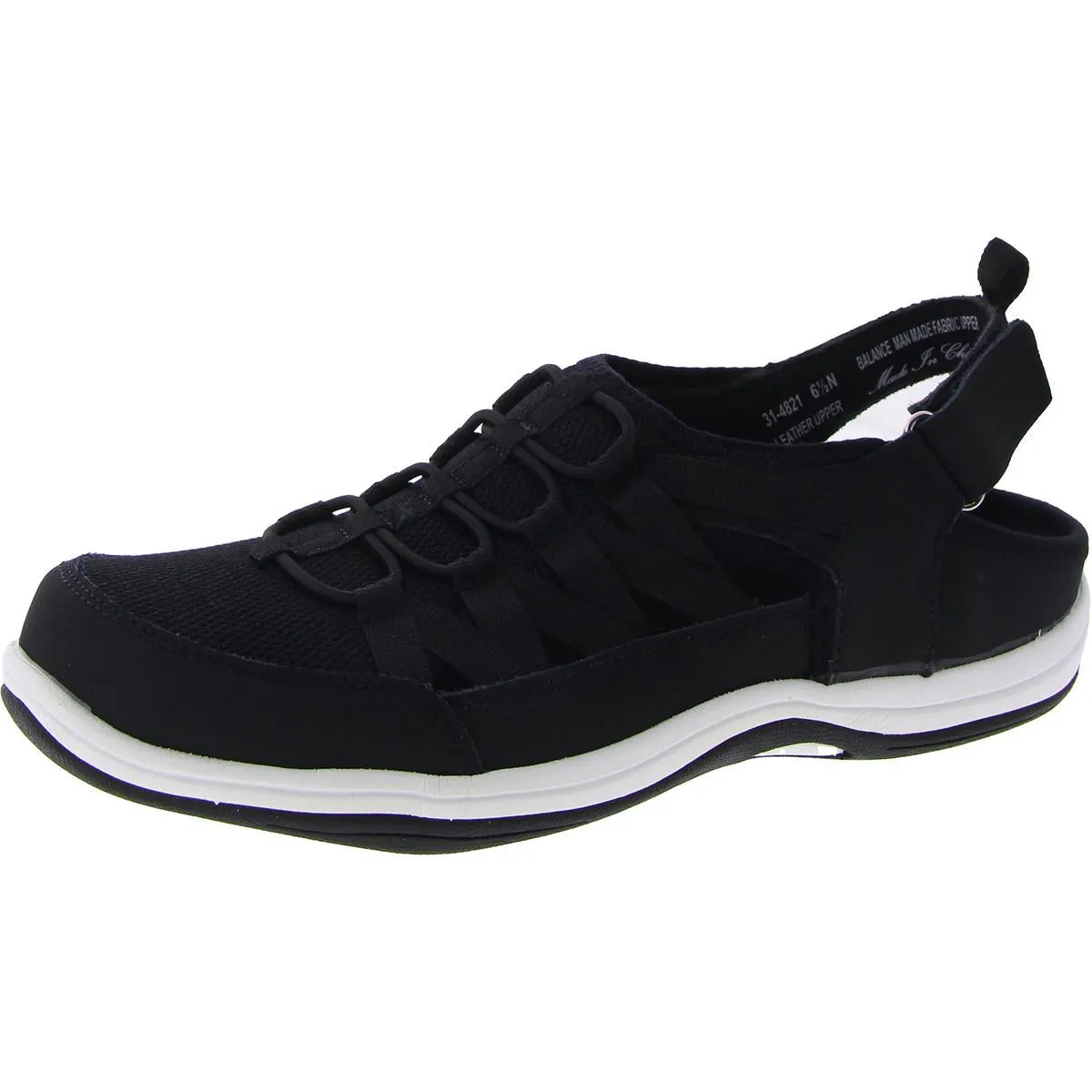 Easy Street Womens Relay Leather Fitness Other Sports Shoes