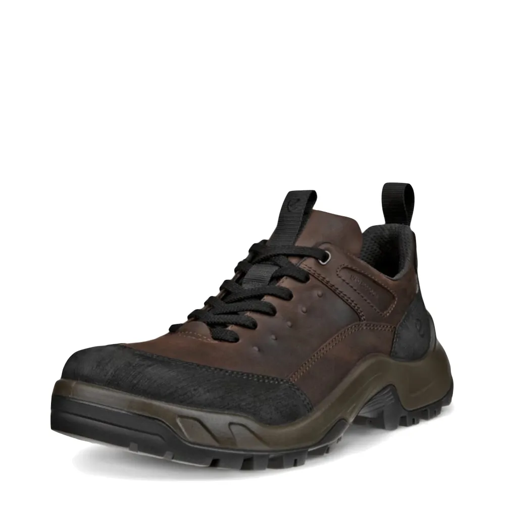 Ecco Men's Offroad Waterproof Shoe in Black/Mocha