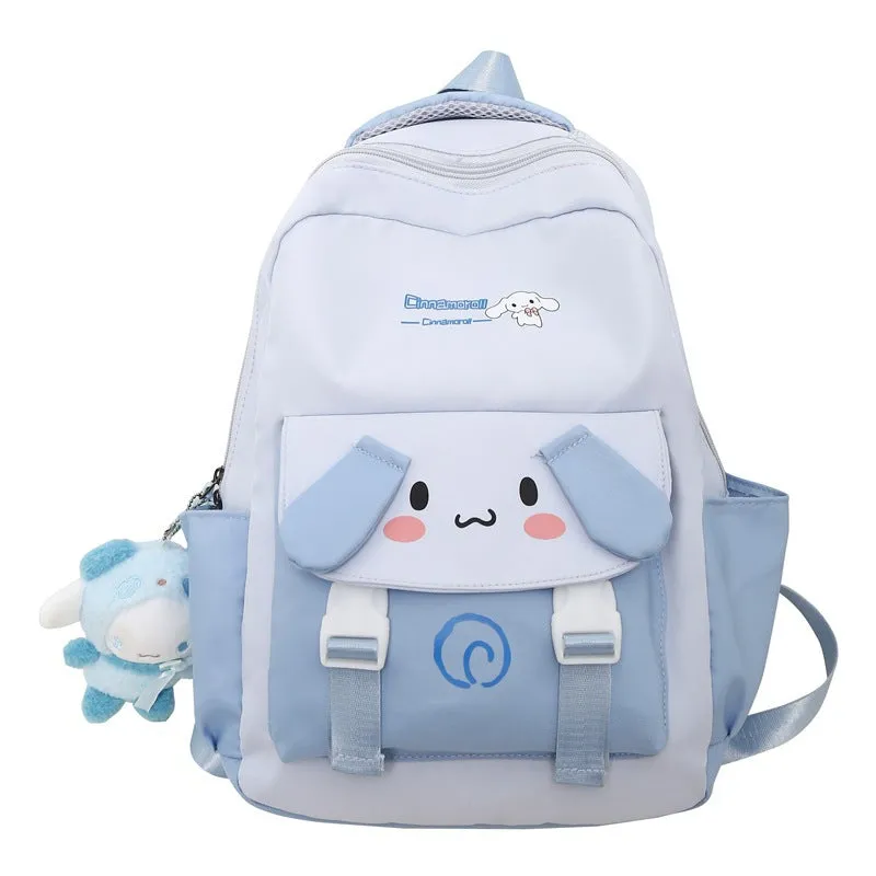 Exclusive for Cross-Border Cartoon Backpack Women's Large Capacity Burden Reduction Girl's Schoolbag Junior and Senior High School Student Fashion Travel Backpack