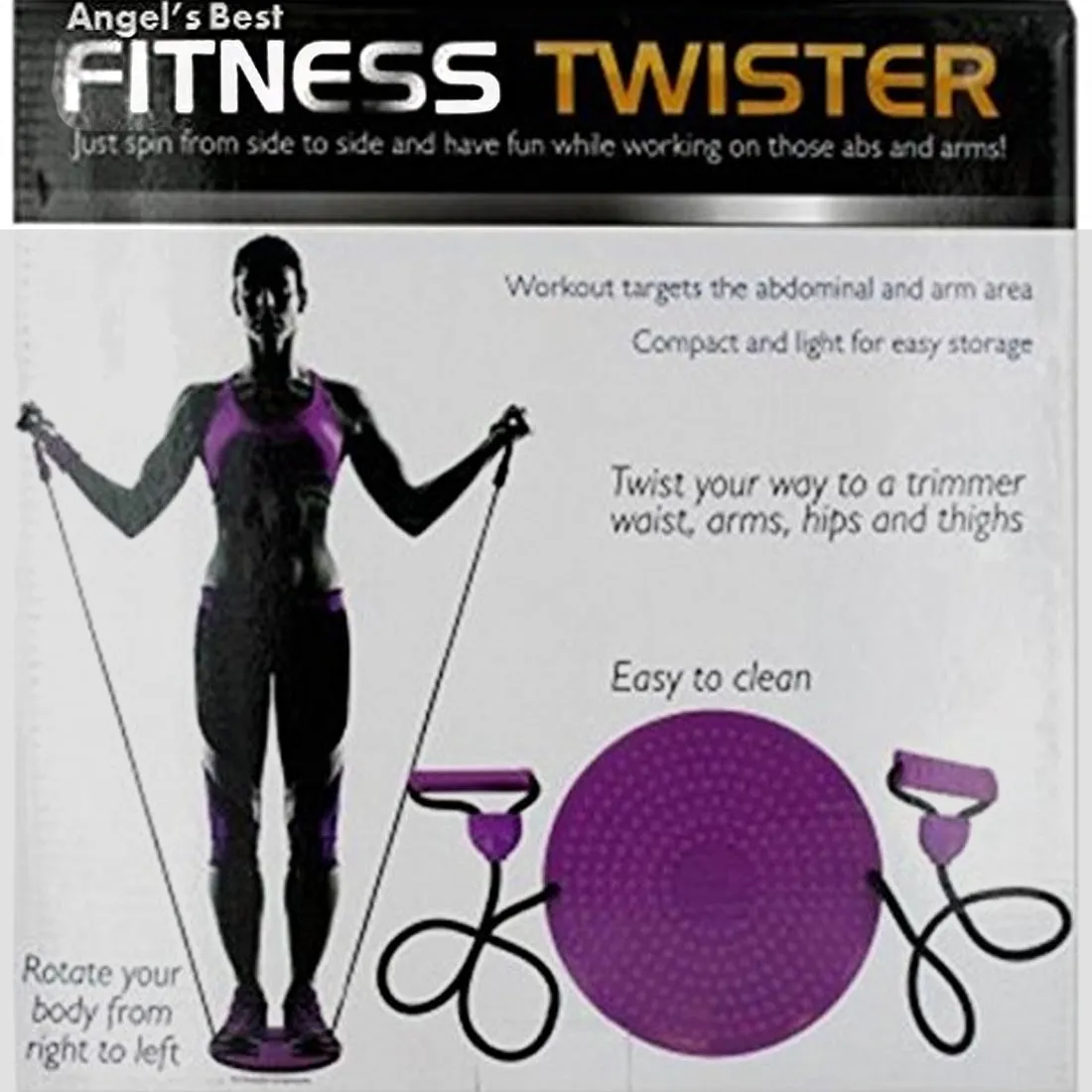 Fitness Twister with Handles - Trims Waist, Arms, Hips and Thighs