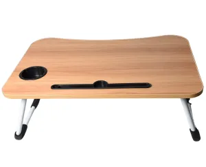 Foldable Laptop Table - Portable Bed Desk