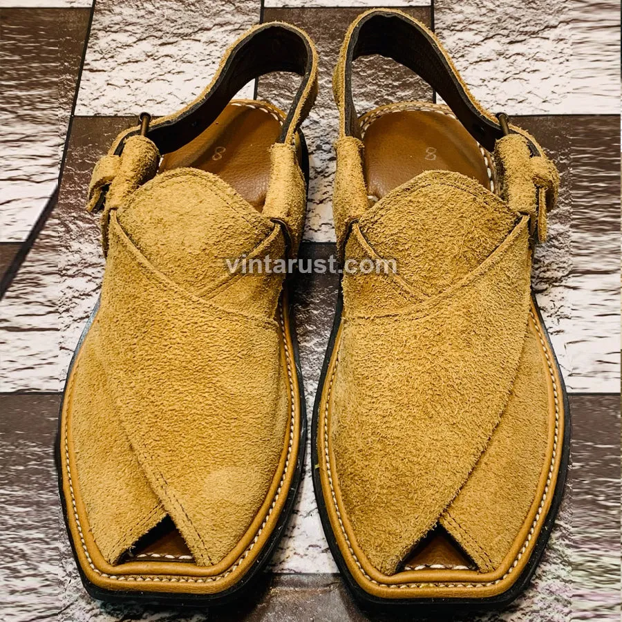 Handmade Suede Leather Norozi Men's Chappal