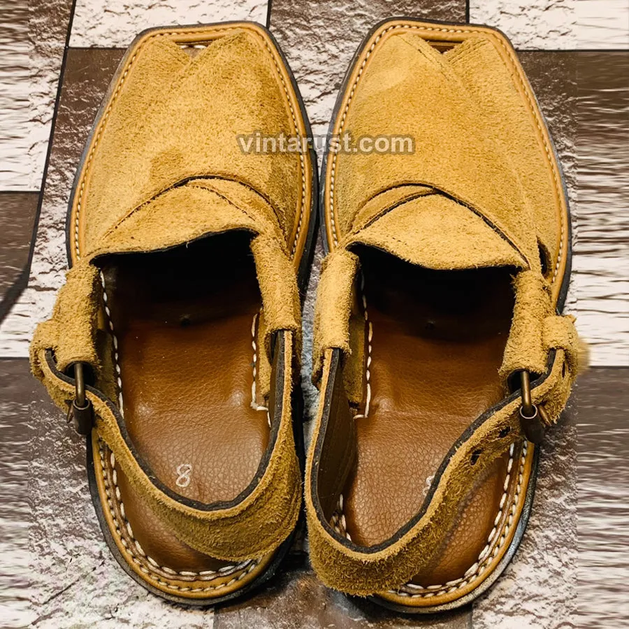 Handmade Suede Leather Norozi Men's Chappal