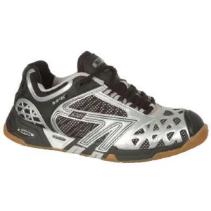 Hi-Tec Ladies Squash S701 4SYS Black/Silver Size 6