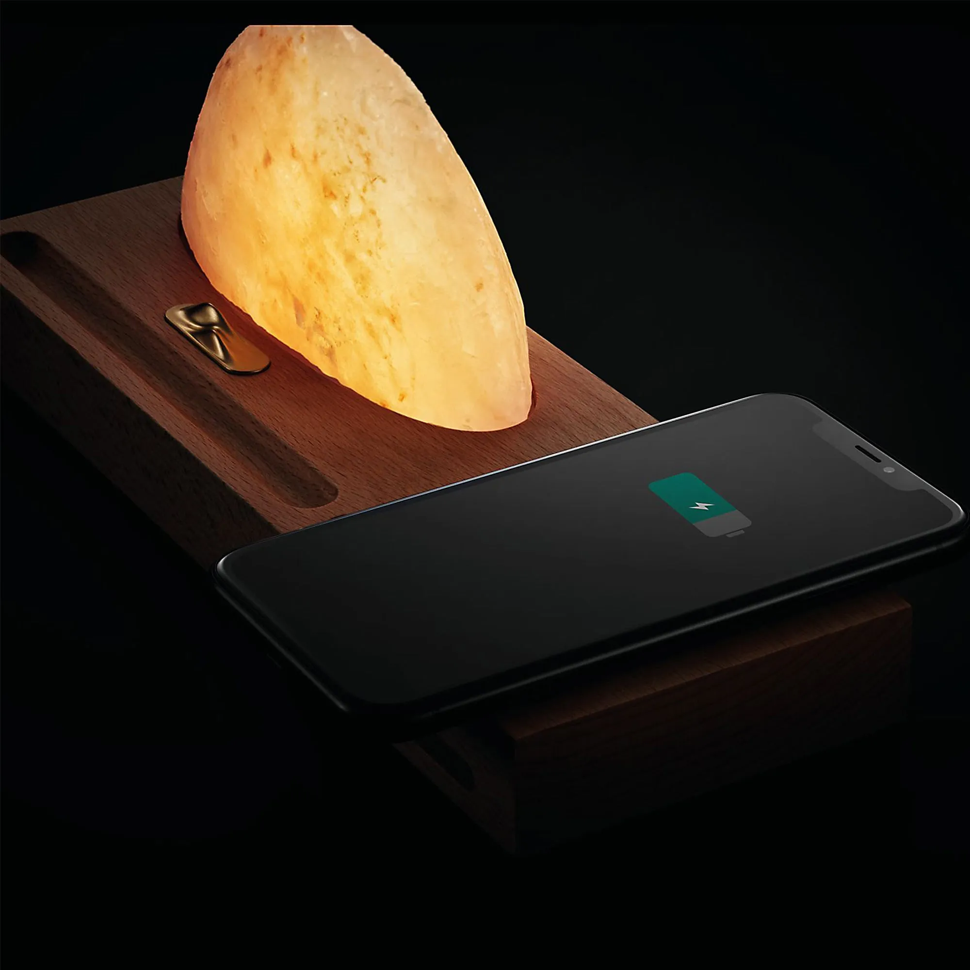 Himalayan Salt lamp Wireless Charger