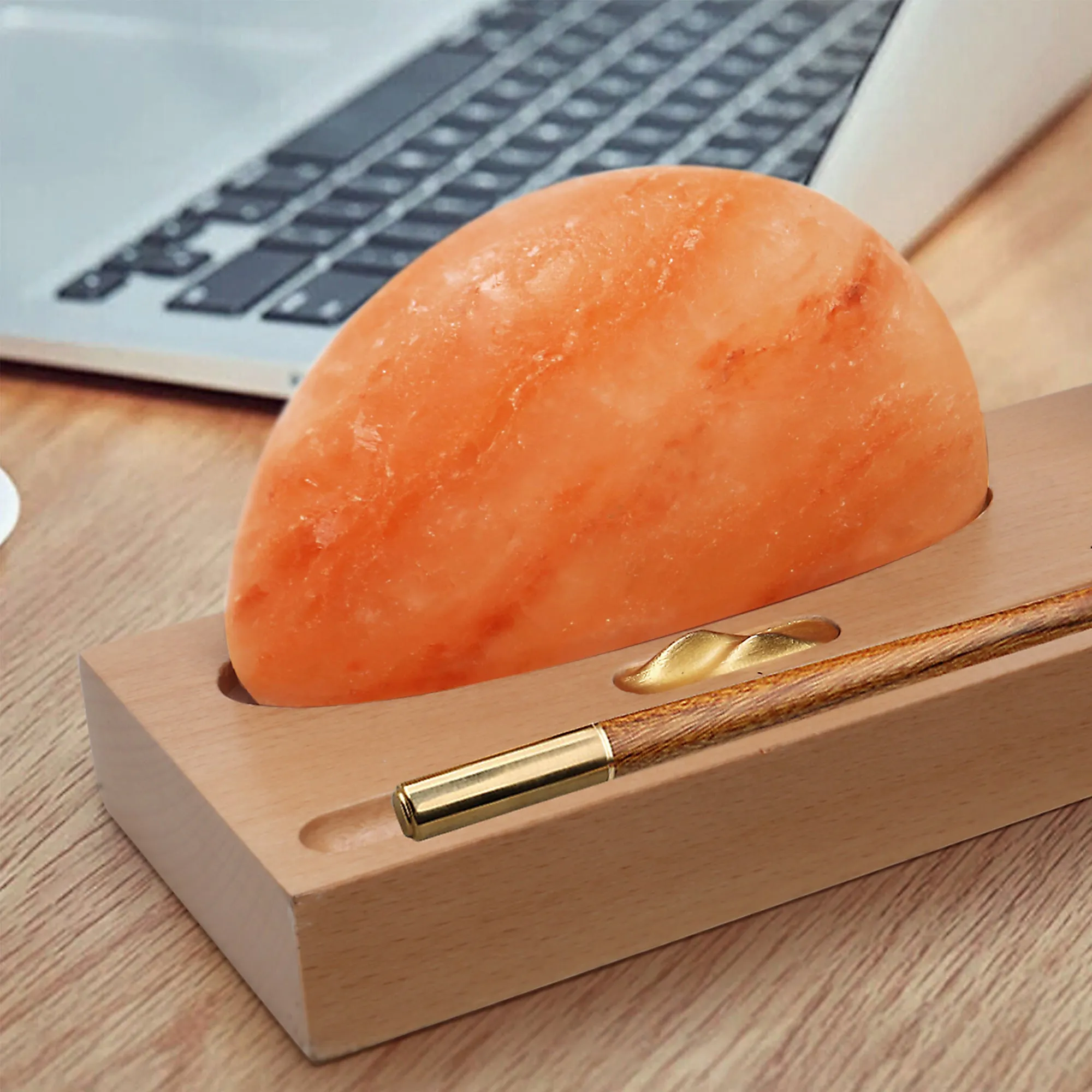 Himalayan Salt lamp Wireless Charger