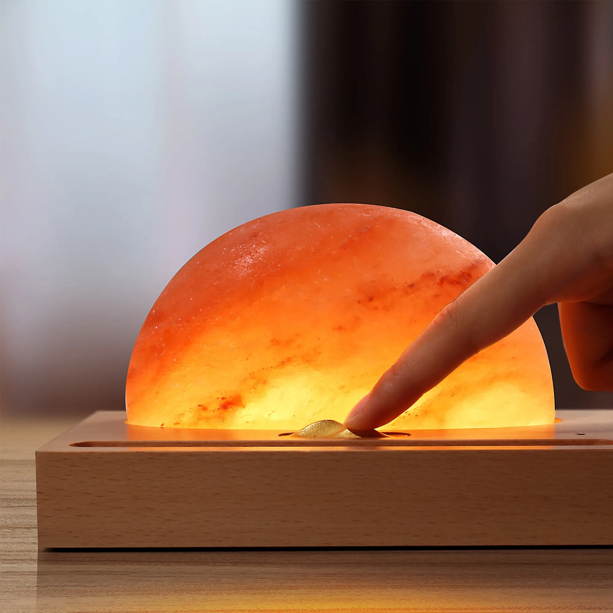 Himalayan Salt lamp Wireless Charger