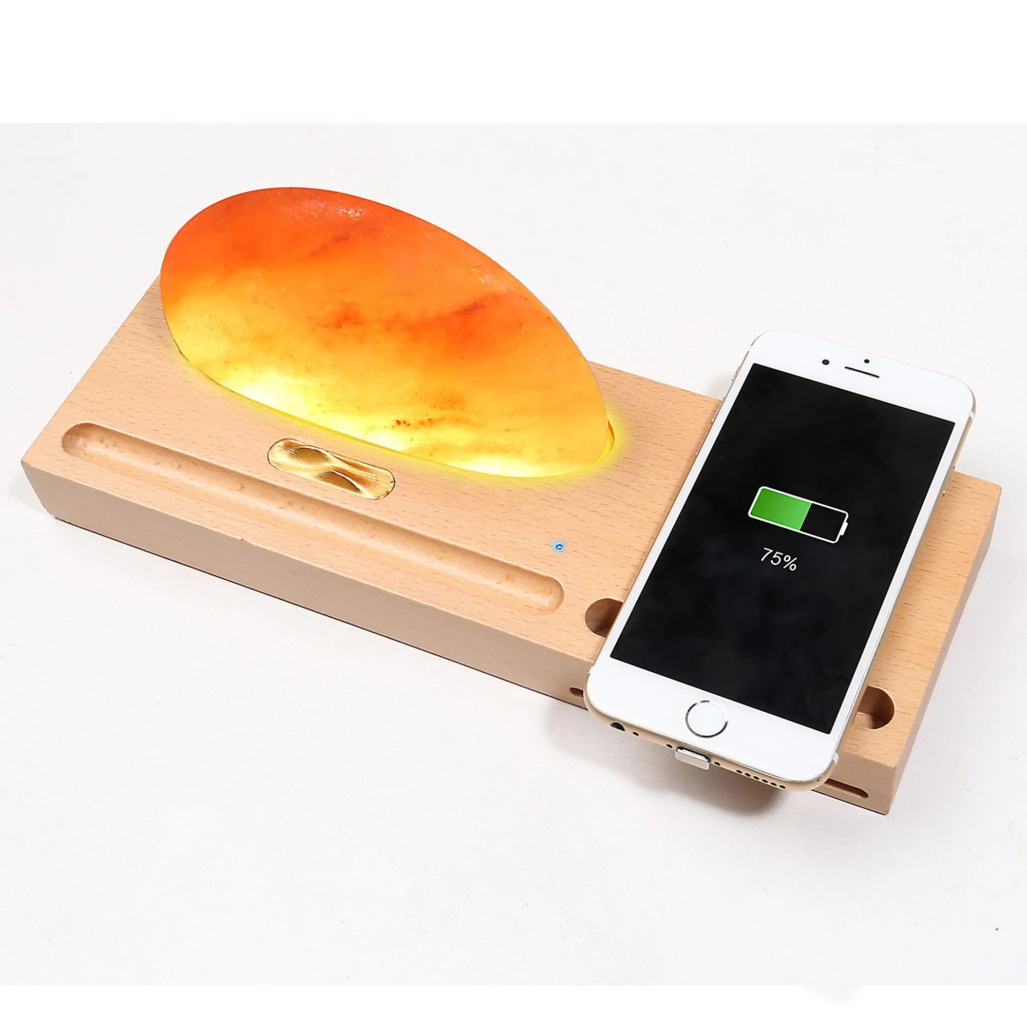 Himalayan Salt lamp Wireless Charger