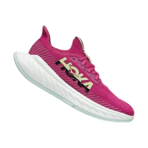 HOKA Women's Carbon X 3 Running Shoe - Festival Fuchsia/ Black