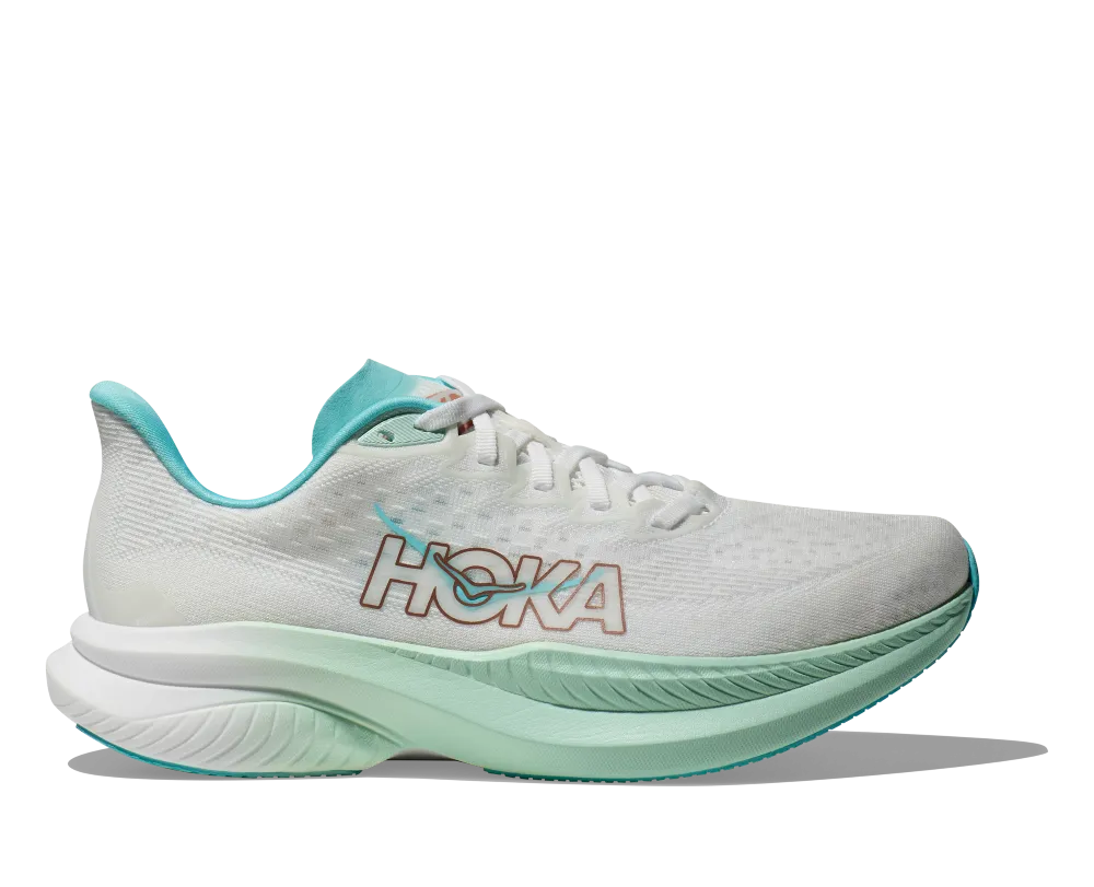 'HOKA' Women's Mach 6 - Frost / Rose Gold