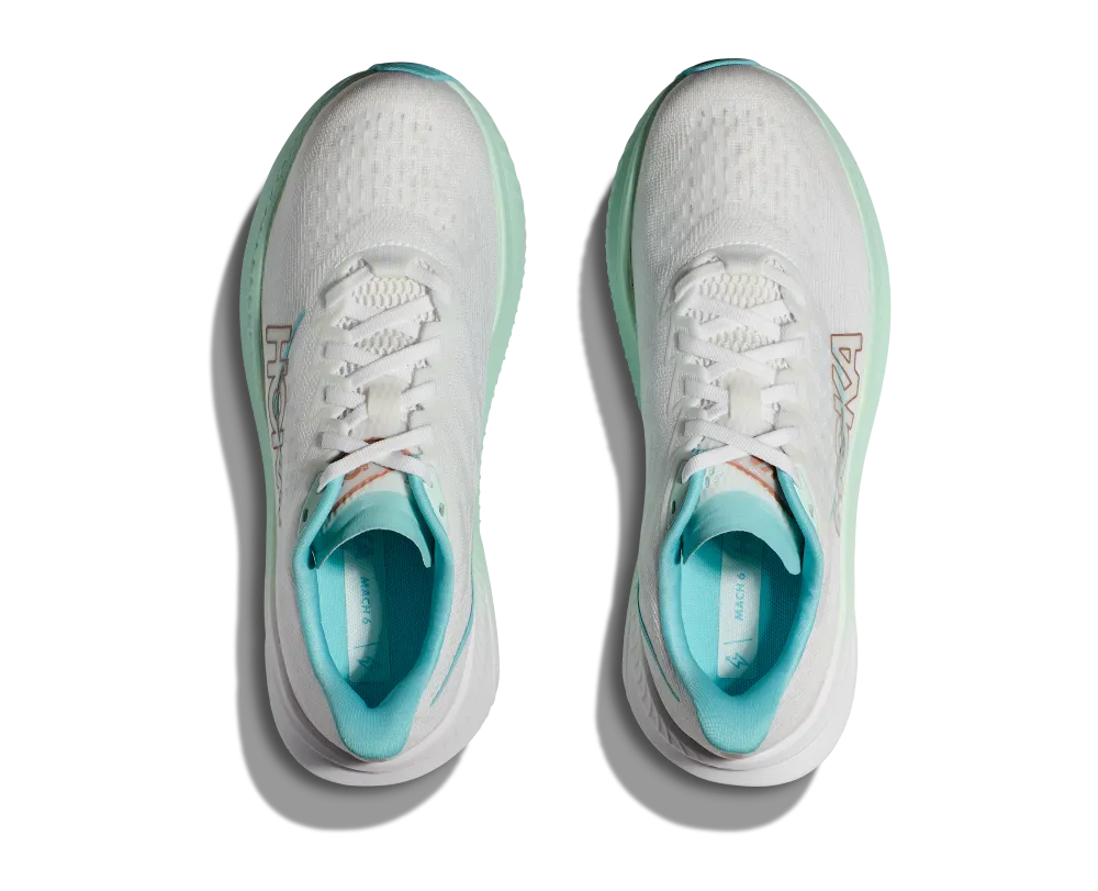 'HOKA' Women's Mach 6 - Frost / Rose Gold