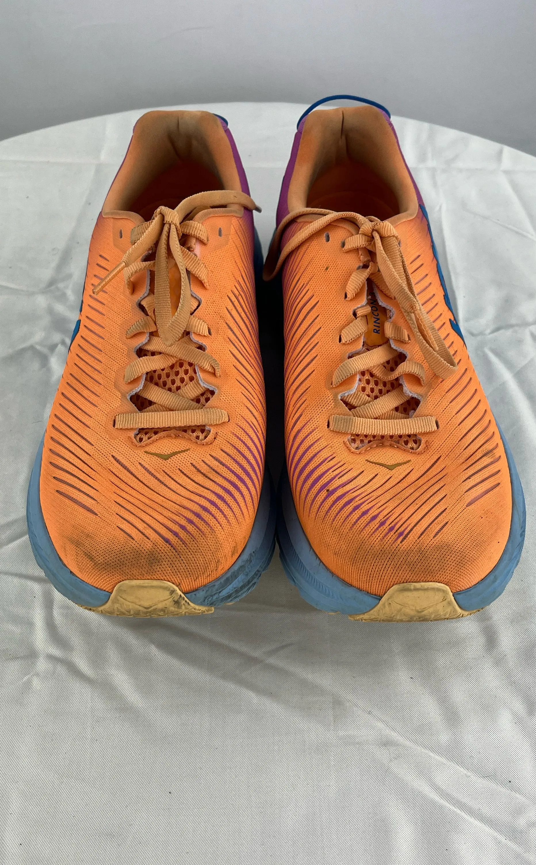 Hoka Women's One One Rincon3 Orange Cyclamen Running Shoes Size 8.5