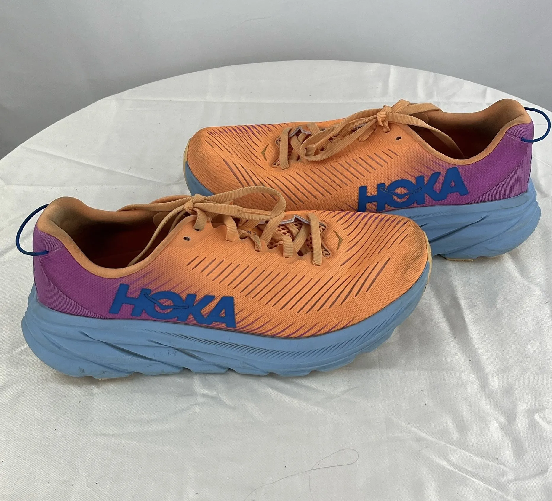 Hoka Women's One One Rincon3 Orange Cyclamen Running Shoes Size 8.5