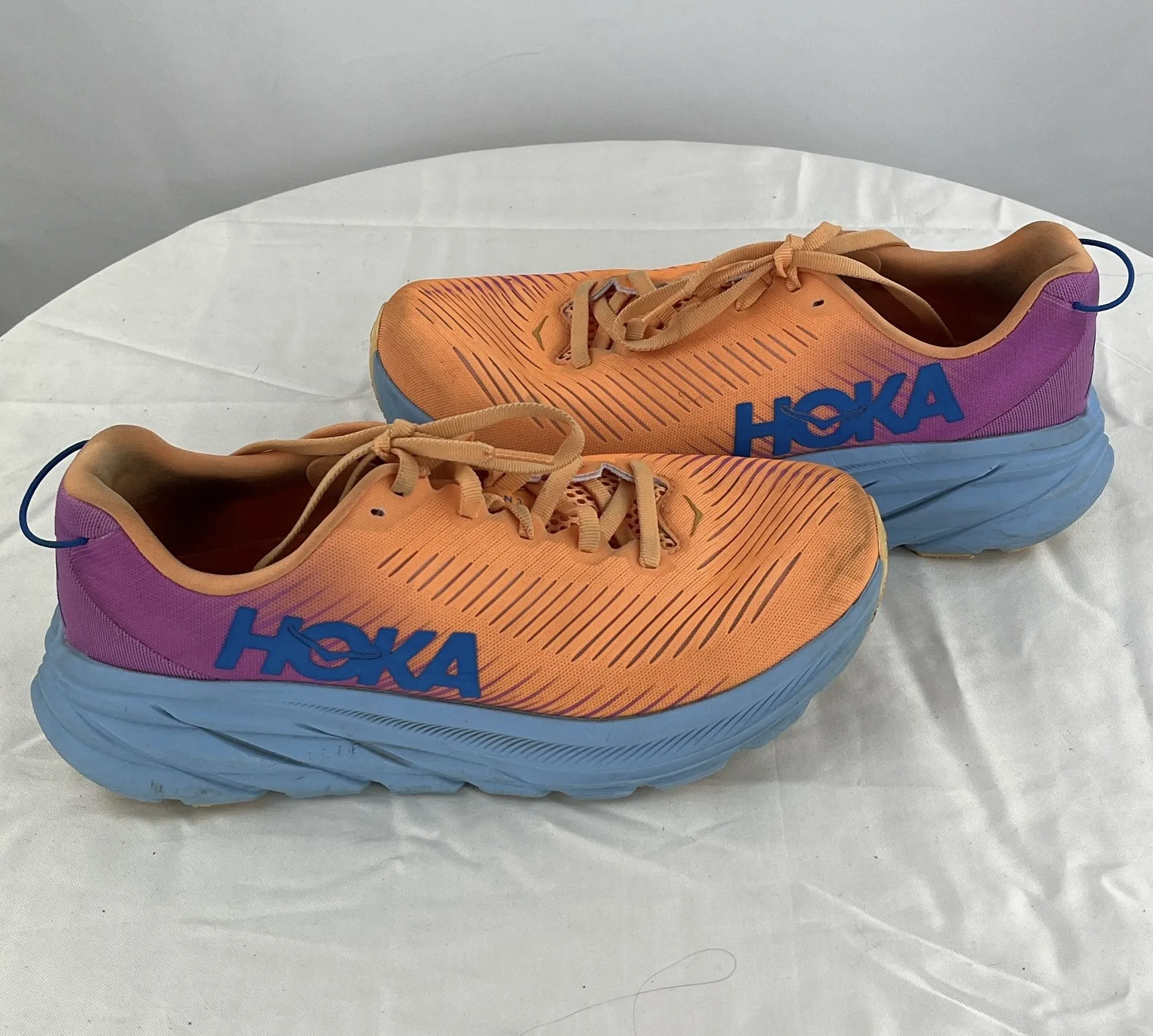 Hoka Women's One One Rincon3 Orange Cyclamen Running Shoes Size 8.5