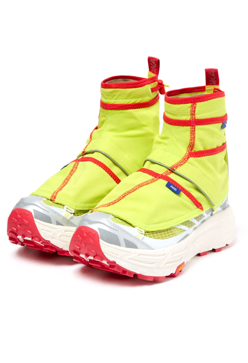 Hoka x Nicole McLaughlin Mafate Three2 - White / Neon Yellow