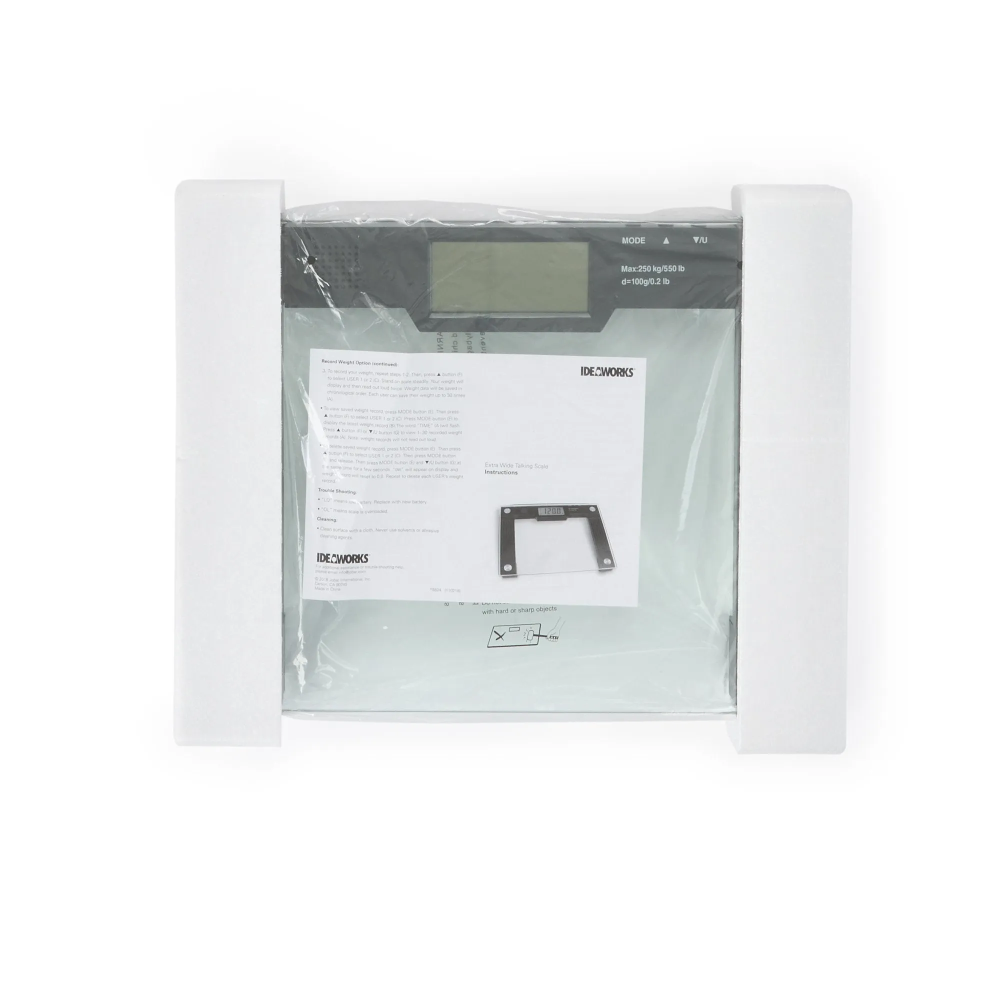 Ideaworks® Extra Wide Talking Scale