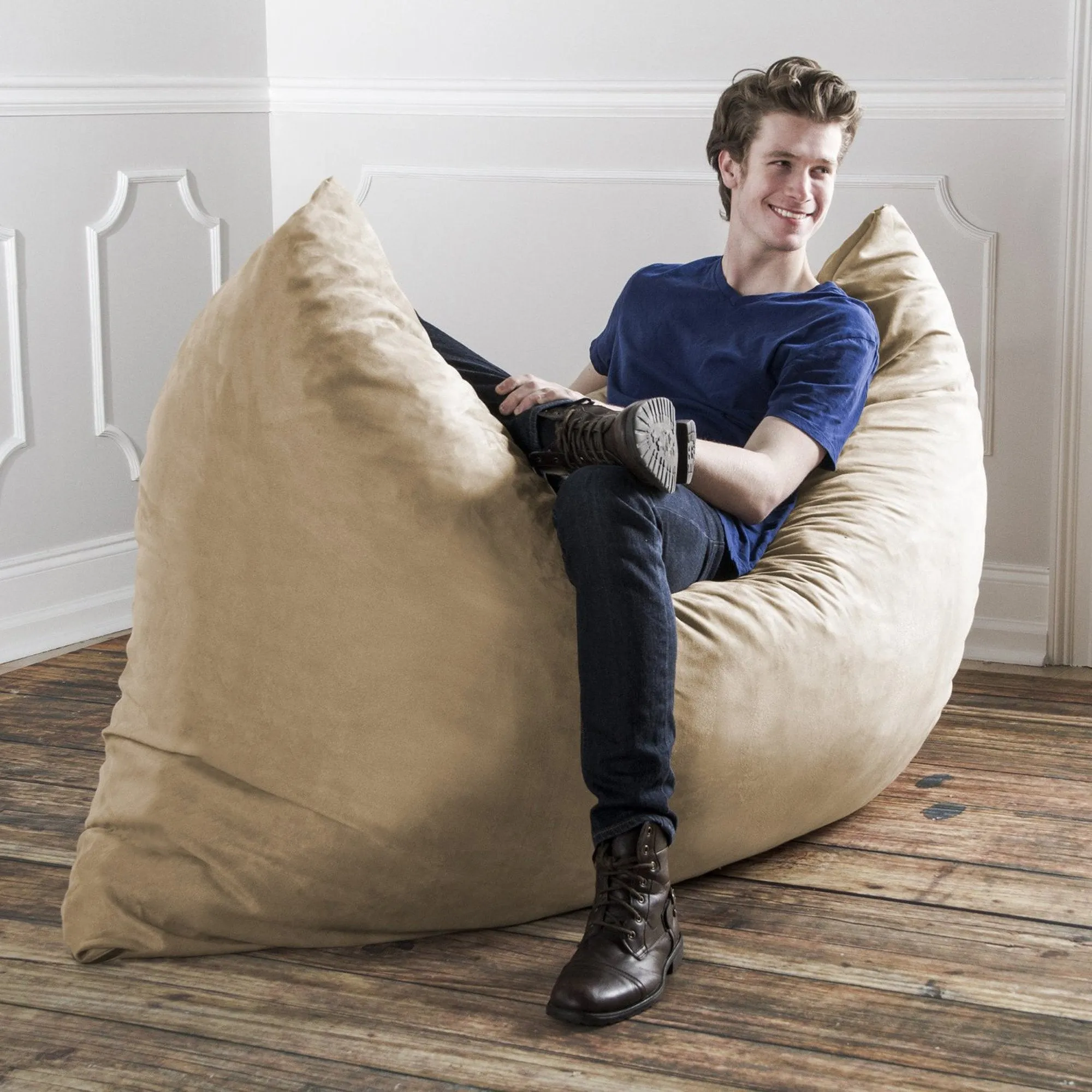 Jaxx 5.5' Pillow Saxx Microsuede Bean Bag Pillow