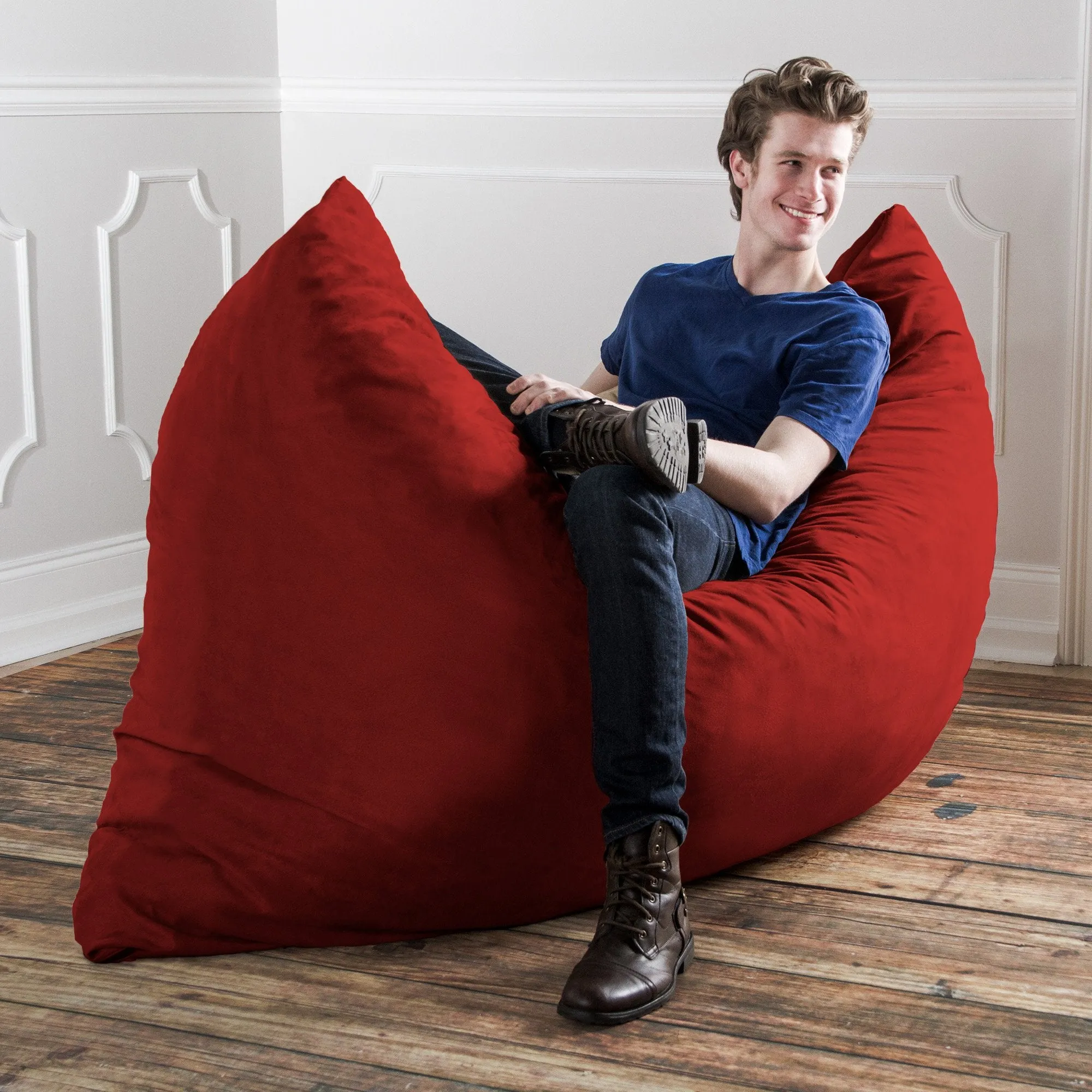 Jaxx 5.5' Pillow Saxx Microsuede Bean Bag Pillow