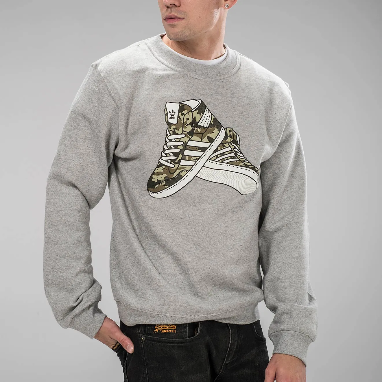 Jnglst Trainers Grey Sweatshirt