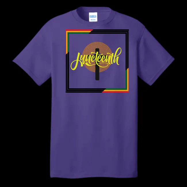 Juneteenth Cross Unisex T-shirt - Ships from The US