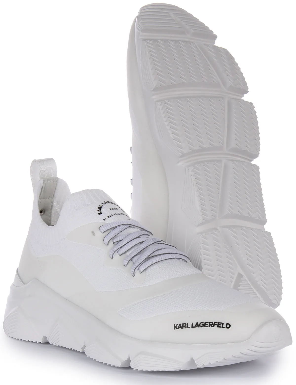 Karl Lagerfeld Verger Maison In White For Men