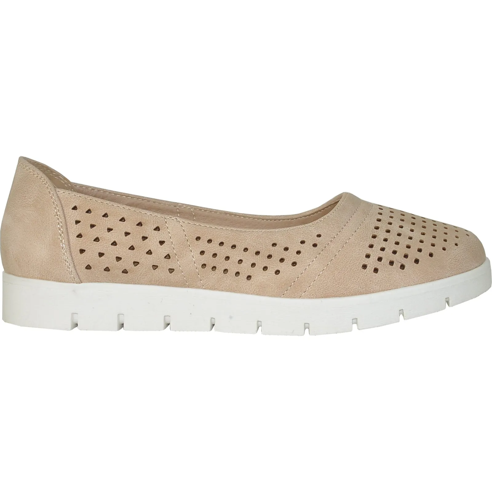 KOZI Women Casual Shoe OY9208 Comfort Shoe Beige