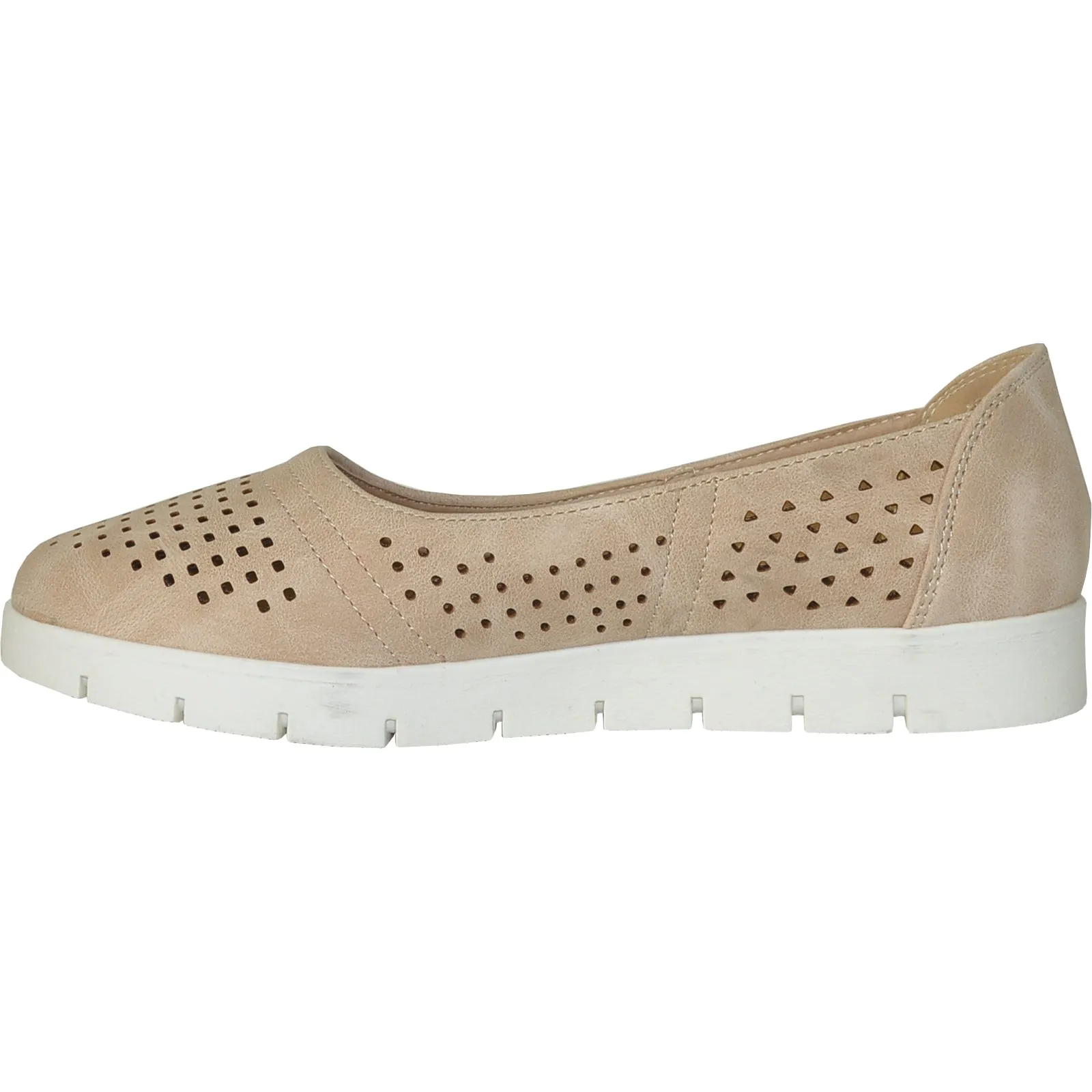 KOZI Women Casual Shoe OY9208 Comfort Shoe Beige