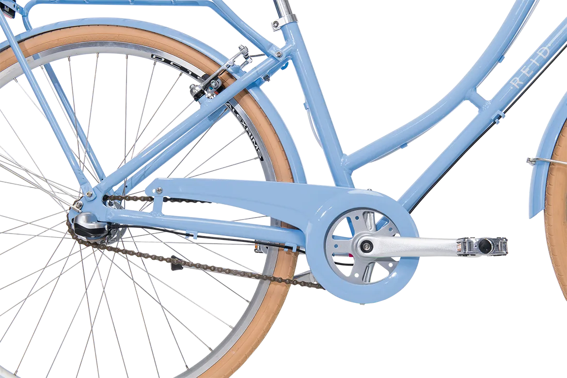 Ladies Deluxe Vintage Bike Sky Blue