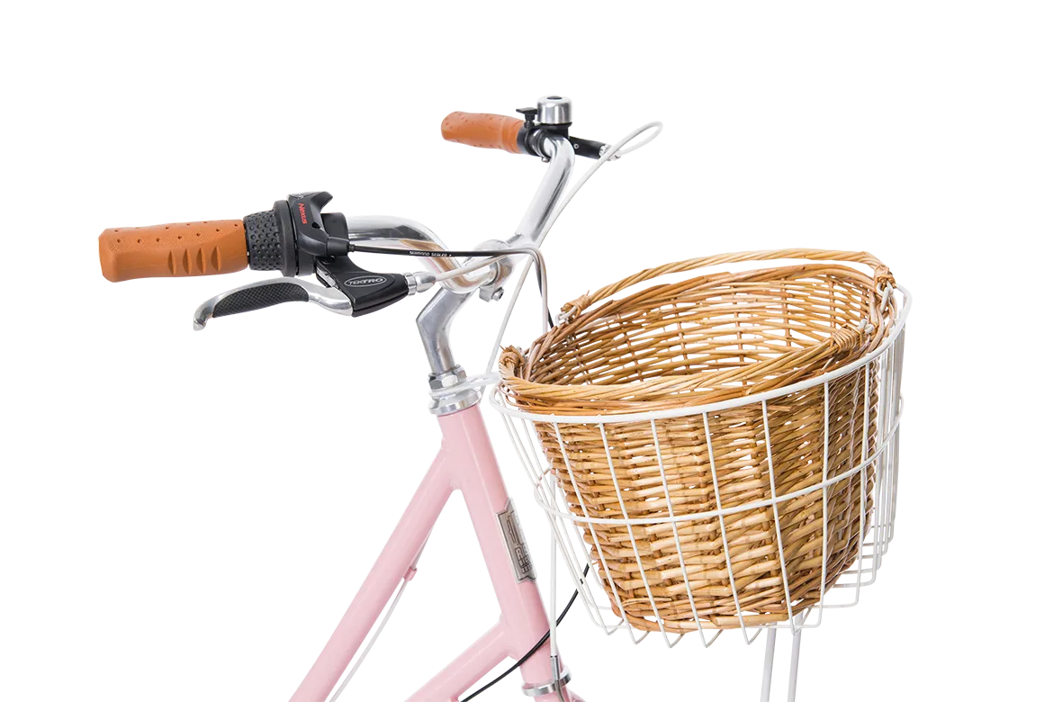 Ladies Deluxe Vintage Bike Soft Pink