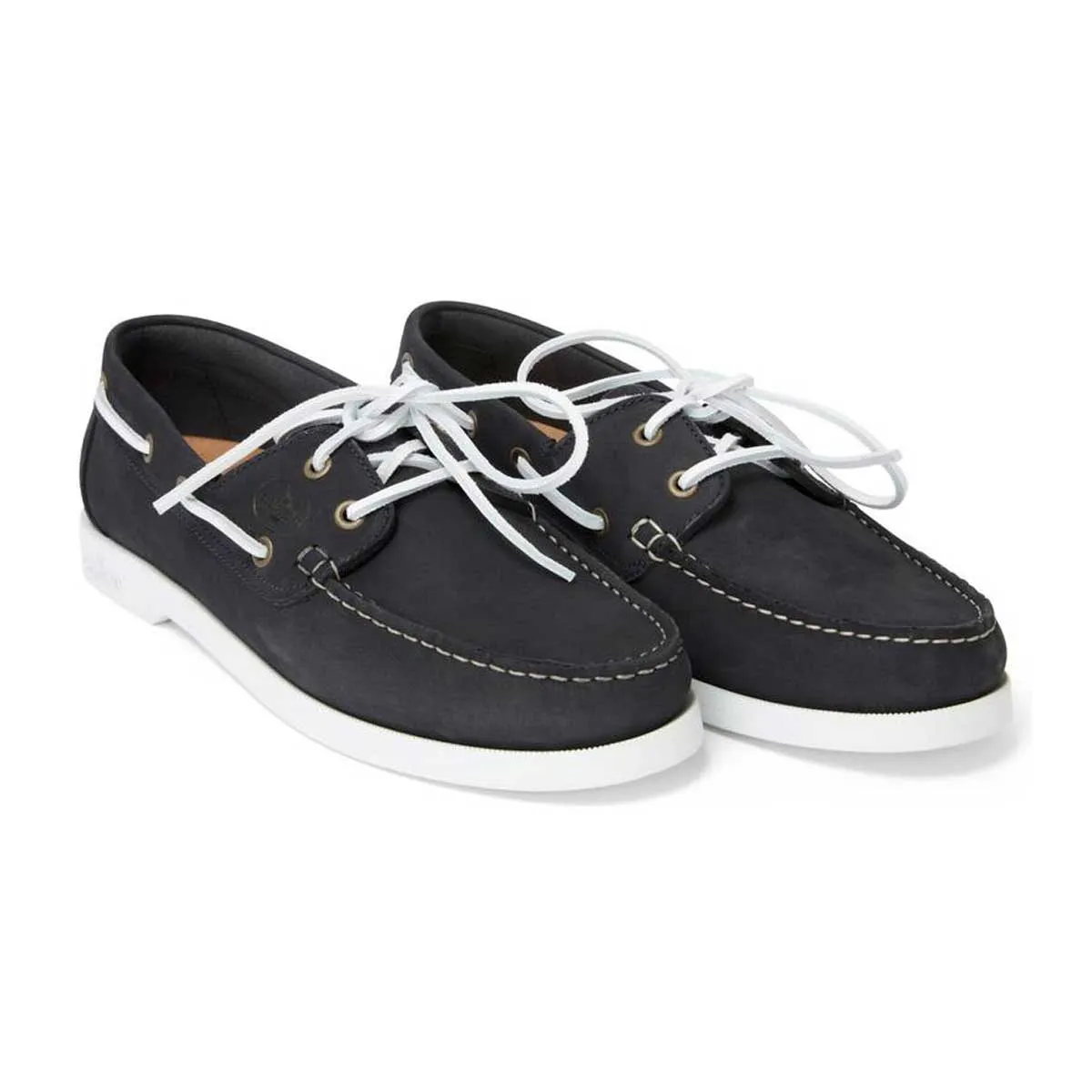 LE CHAMEAU Galion Deckshoes - Men's - Navy Nubuck