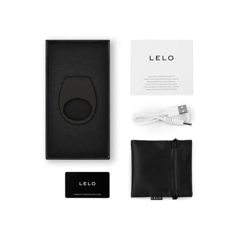 Lelo Tor 3 Ring for Couples With Lelo App Black