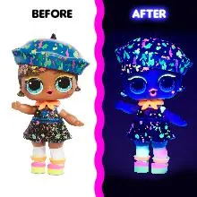 L.O.L. Surprise! Lights Glitter Doll with 8 Surprises Including Black Light LOL Surprises