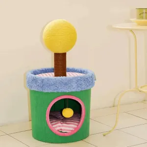 LOLLIPOP HOUSE – Cozy Cat House for Play, Rest, and Comfort